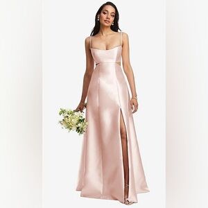 ALFRED SUNG SUMMER · STYLE D840 · SATIN TWILL. COLOR BLUSH